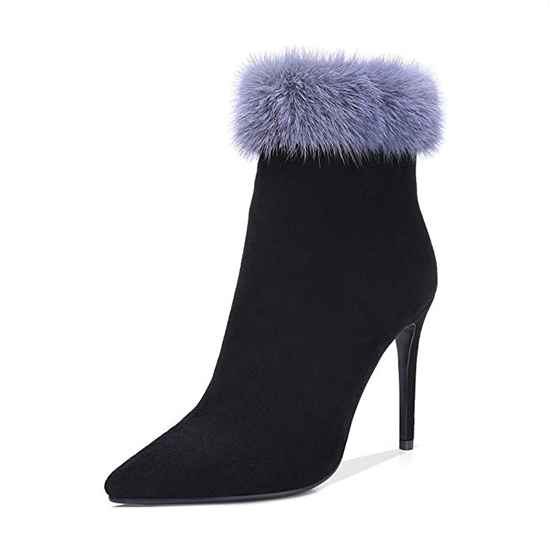 fur topper ankle boots (3)